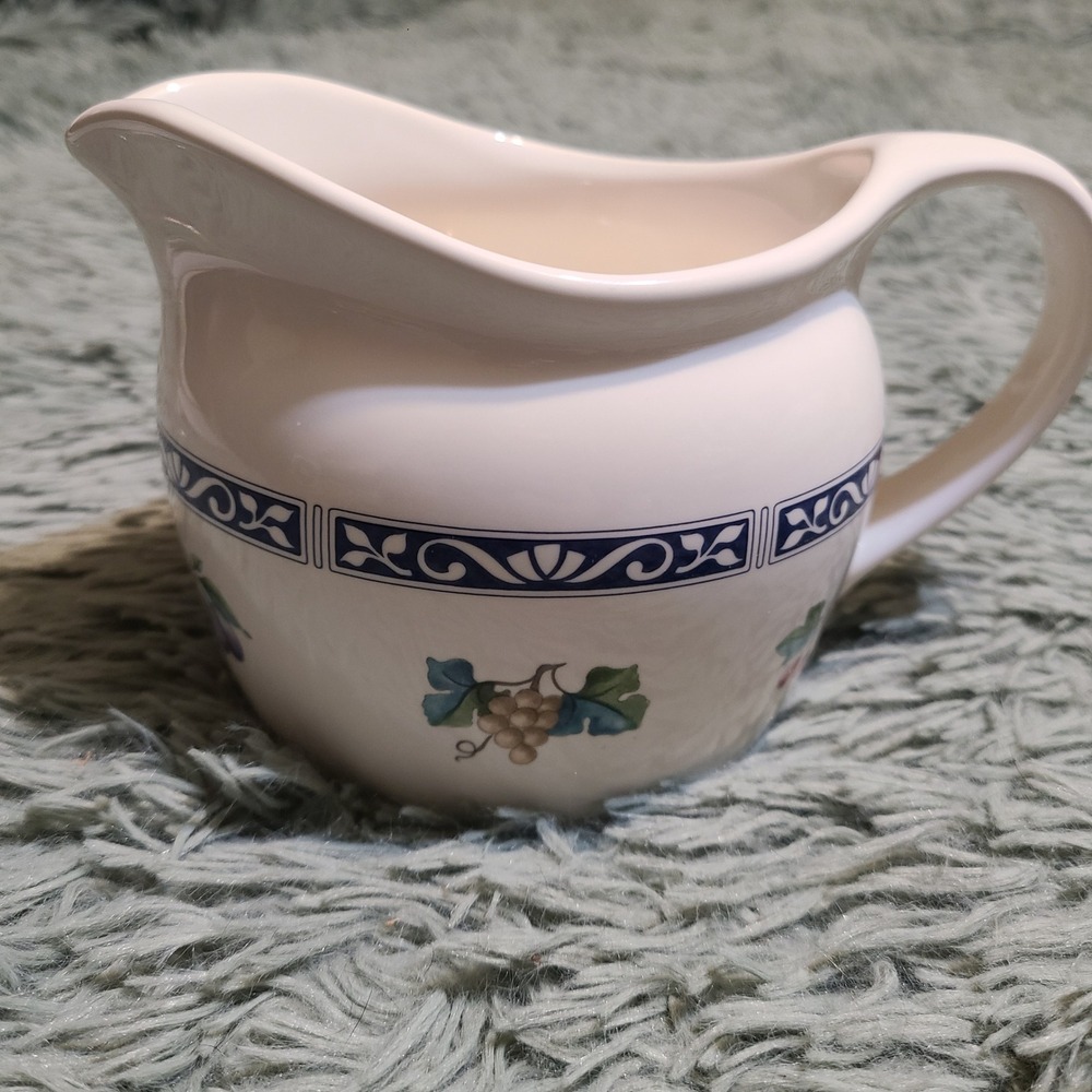 Vtg Pfaltzgraff Portfolio‎ Stoneware Sunbury Cove Gravy Boat Pitcher Creamer